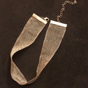 gold mesh choker